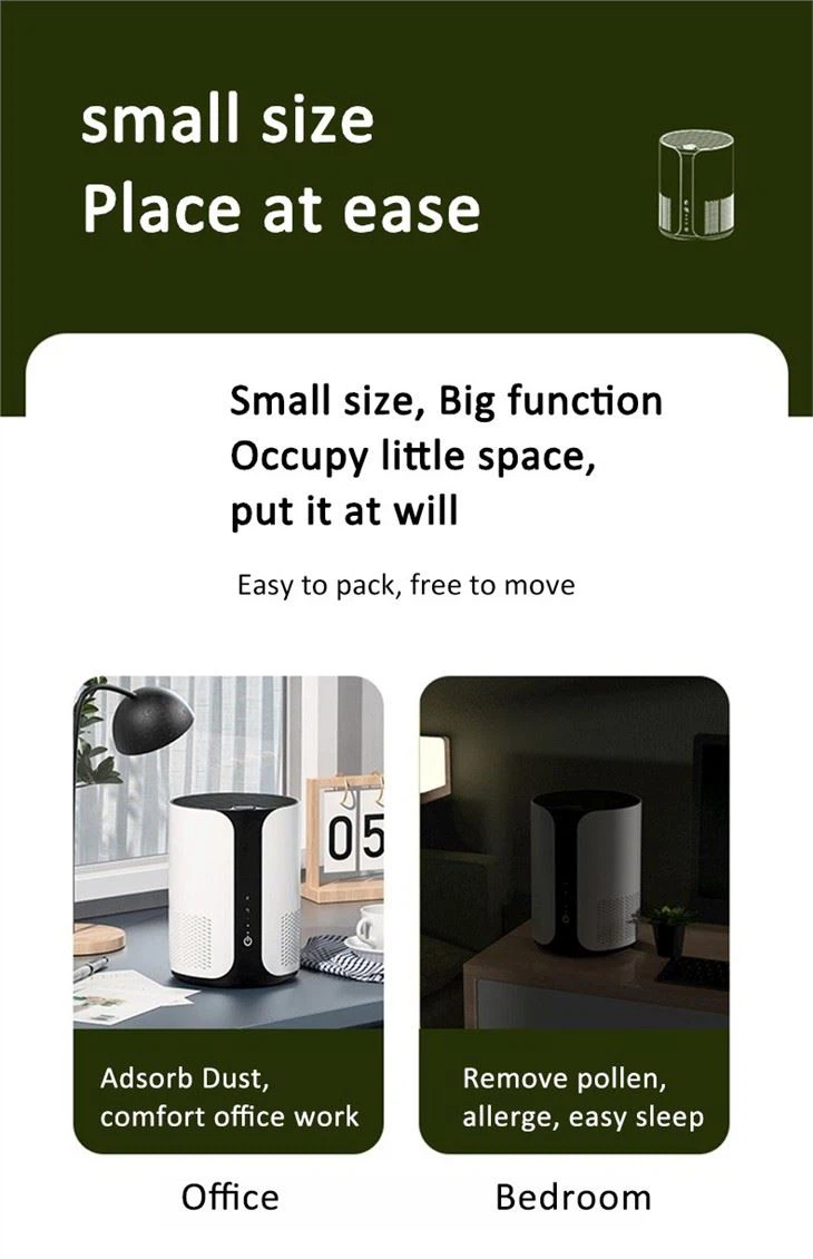 BKJ-5 Desktop Mini Air Purifier For Home