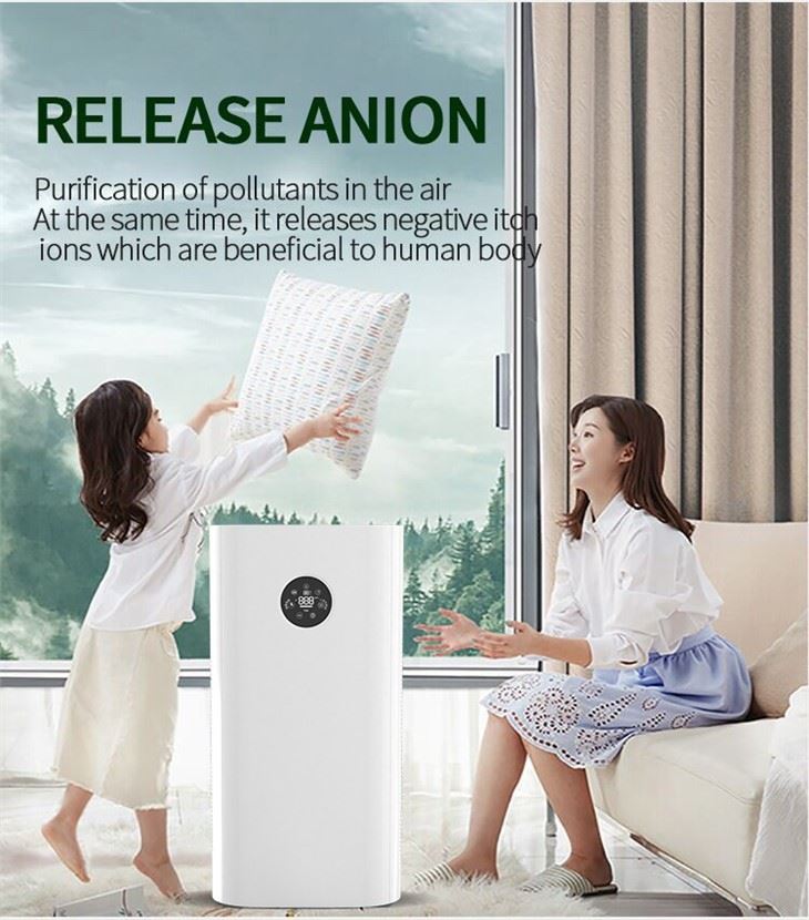 BKJ-90 Smart Large Air Purifier For Family Use