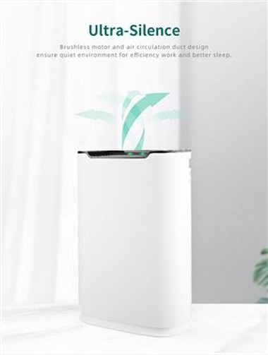 BKJ{0}} Purifier Aer Cartref Panel Sgrin Gyffwrdd